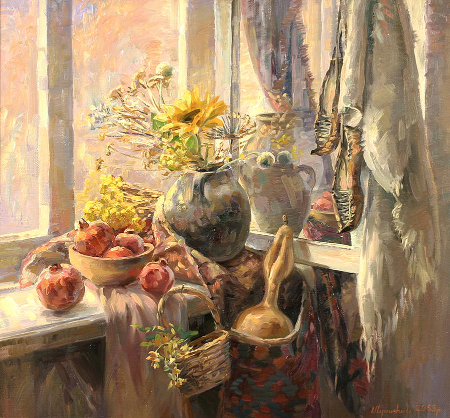 900x835 Solar Still Life Painting By Meruzhan Khachatryan - Solar Painting