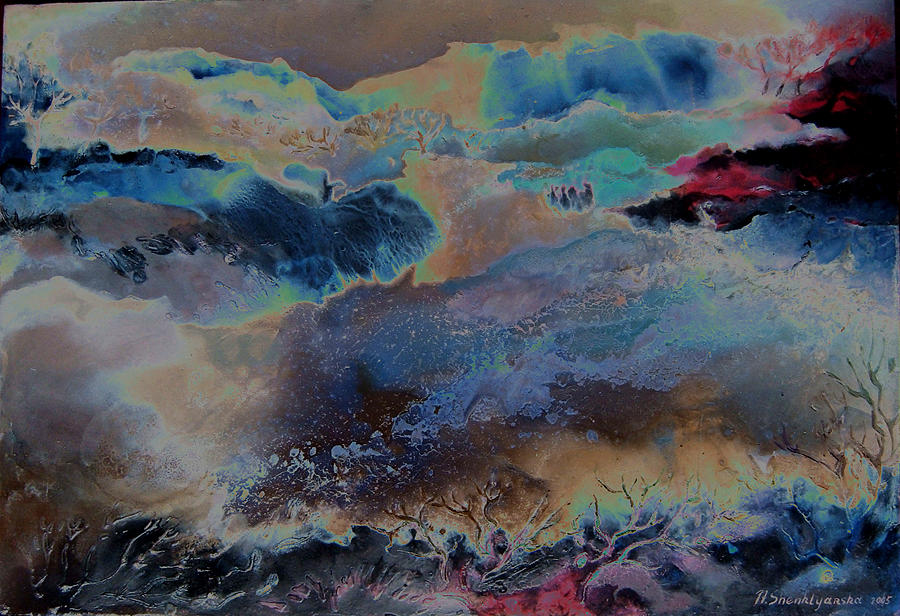 900x616 Solaris Painting By Nelya Shenklyarska - Solaris Painting