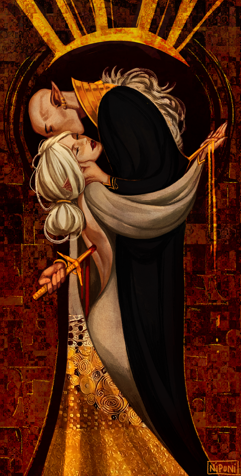 800x1577 Dragon Age Inquisition Image - Solas Painting