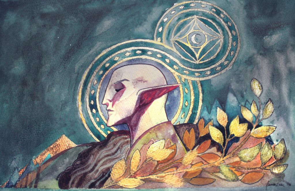 1024x665 Pin By Marcela Olivares On Proyectos Dragon Age - Solas Painting