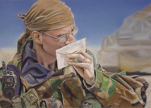 500x359 Soldier - Soldier Painting