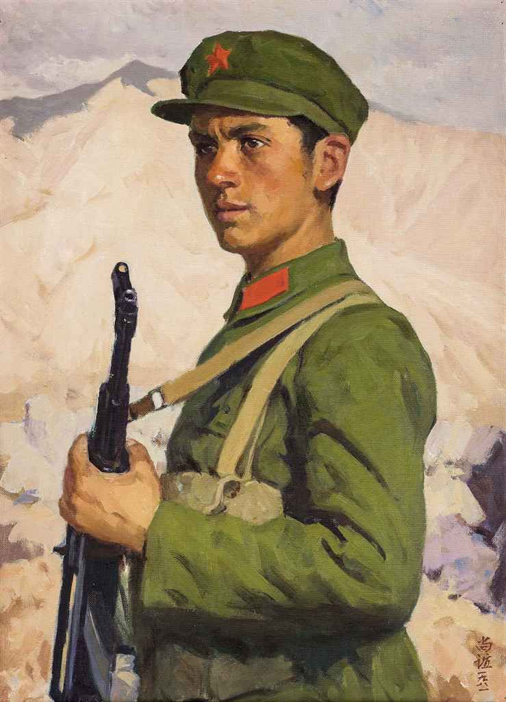 739x1024 - Soldier Painting