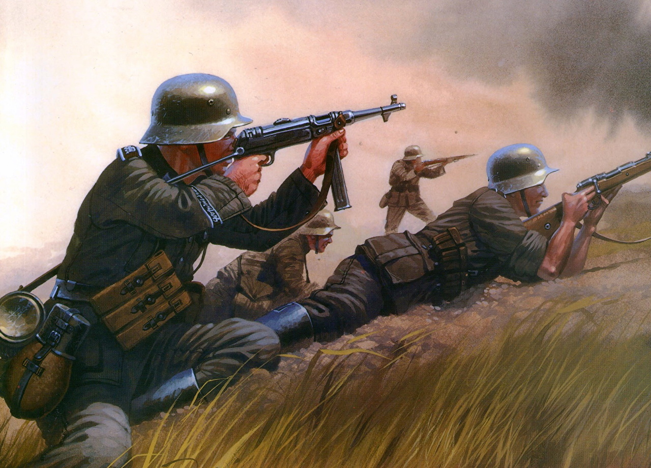 1280x920 Photos Soldiers Painting Art Army - Soldiers Painting