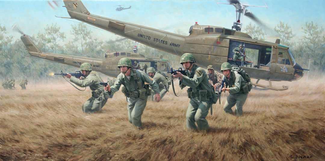 1080x535 Sky Soldiers Painting And Print Signing - Soldiers Painting