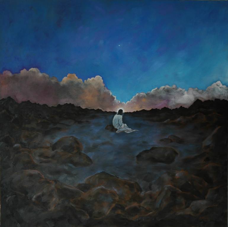 770x765 Saatchi Art Solitude Painting By Andrei Engelman - Solitude Painting