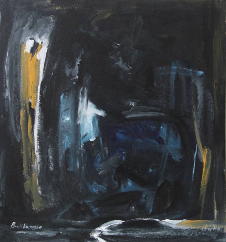 770x825 Saatchi Art Solitude Painting By Birute Nomeda Stankuniene - Solitude Painting