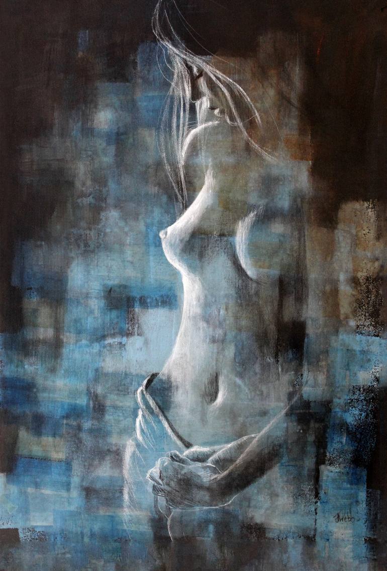 770x1135 Saatchi Art Solitude Painting By Jennifer Webb - Solitude Painting