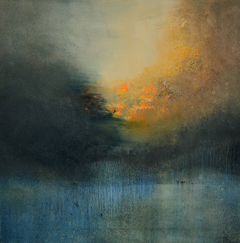 770x780 Saatchi Art Solitude Painting By Maurice Sapiro - Solitude Painting