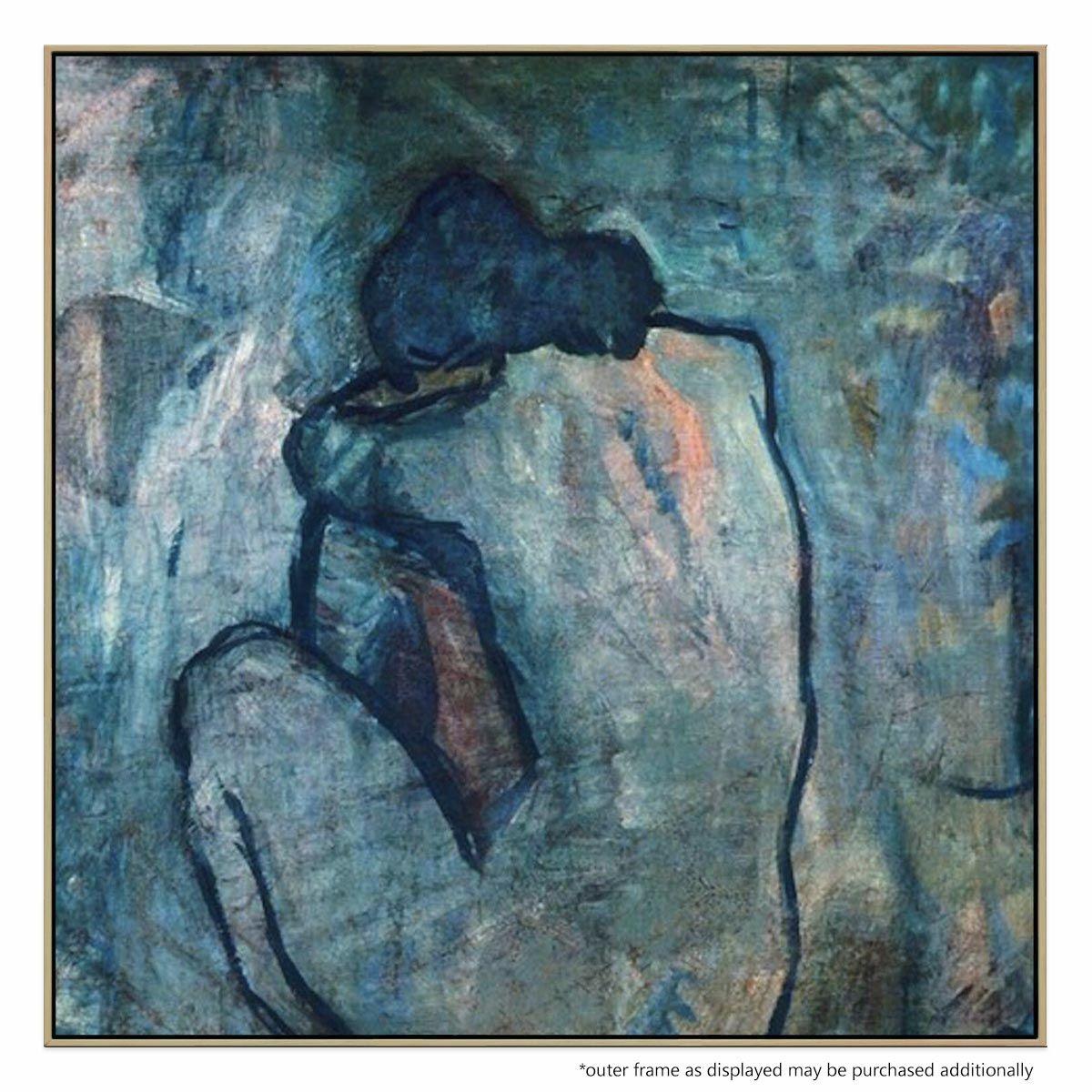 1200x1200 Solitude' Striking Female Abstract Canvas Art - Solitude Painting