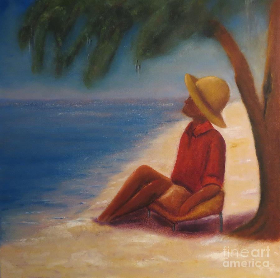 900x895 Solitude Painting By Barbie Baughman - Solitude Painting