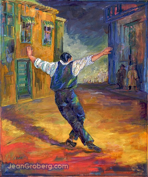 501x600 Solo Greek Dancer Sold - Solo Painting