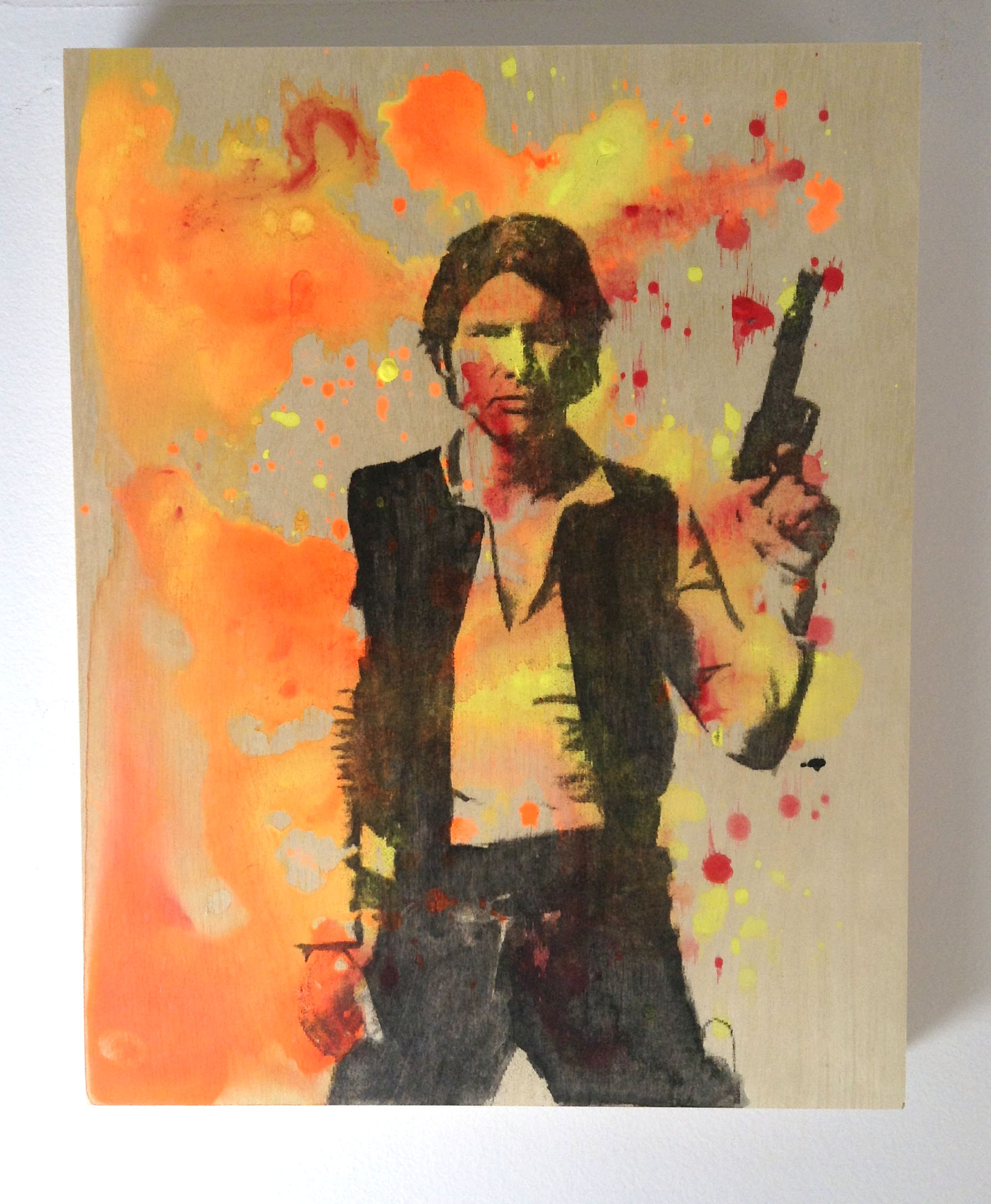 1788x2172 Star Wars Art Painting Han Solo Wood Panel 11 X 14 1 Isabelle - Solo Painting