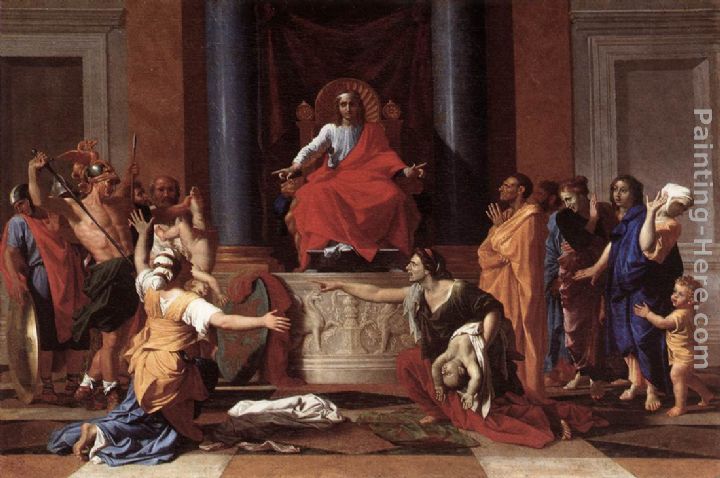 720x478 Nicolas Poussin The Judgment Of Solomon Painting Anysize 50% Off - Solomon Painting
