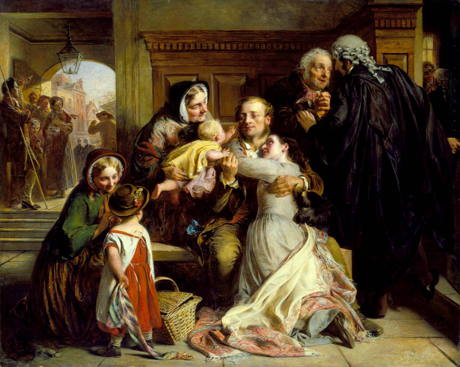 1536x1224 Not Guilty (The Acquittal)', Abraham Solomon, Exhibited 1857 Tate - Solomon Painting