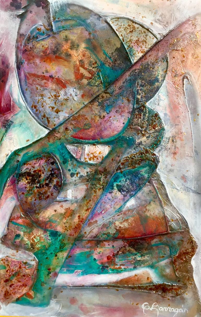 770x1213 Saatchi Art Woman With Hat Mujer Con Sombrero Painting By - Sombrero Painting