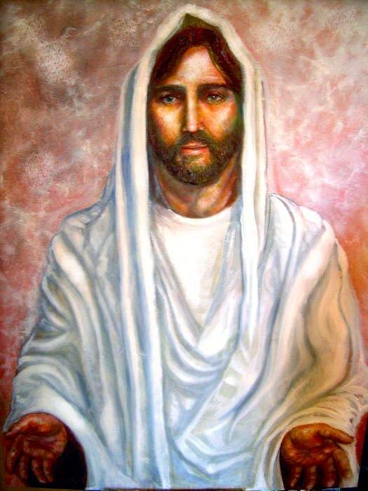 525x700 Jesus Christ Son Of God Painting By Leland Castro - Son Of God Painting