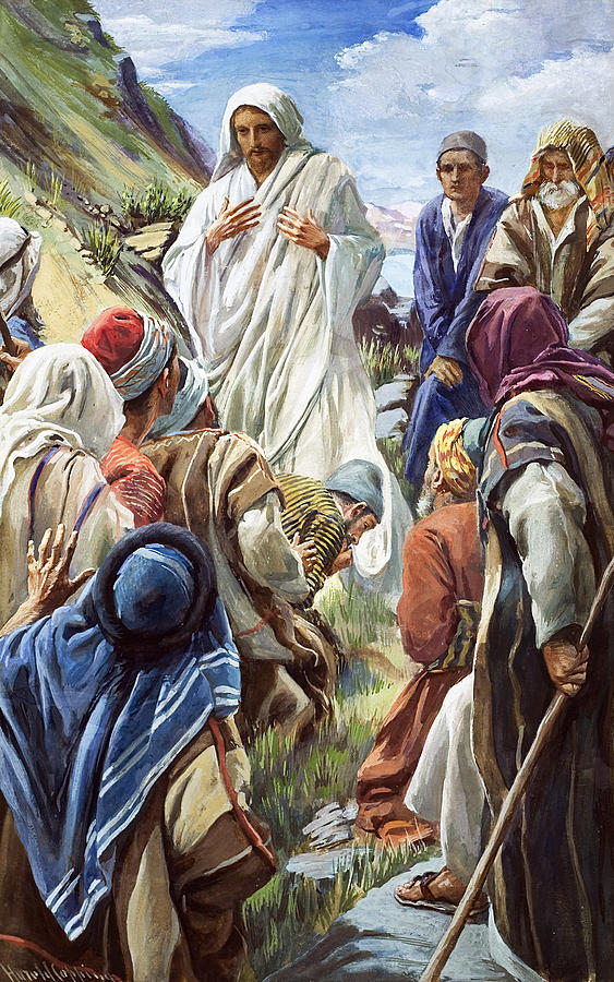 563x900 Jesus Painting By Harold Copping - Son Of God Painting