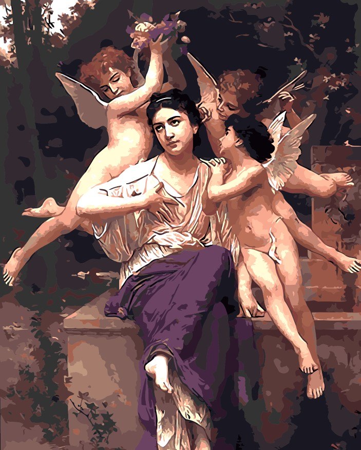 703x877 Room Decor Abednego Oil Painting Pictures By Numbers Goddess - Son Of God Painting