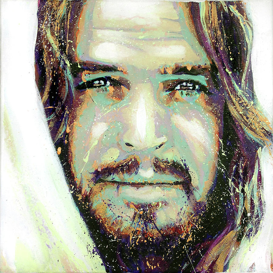 900x900 Son Of God Painting By Steve Gamba - Son Of God Painting