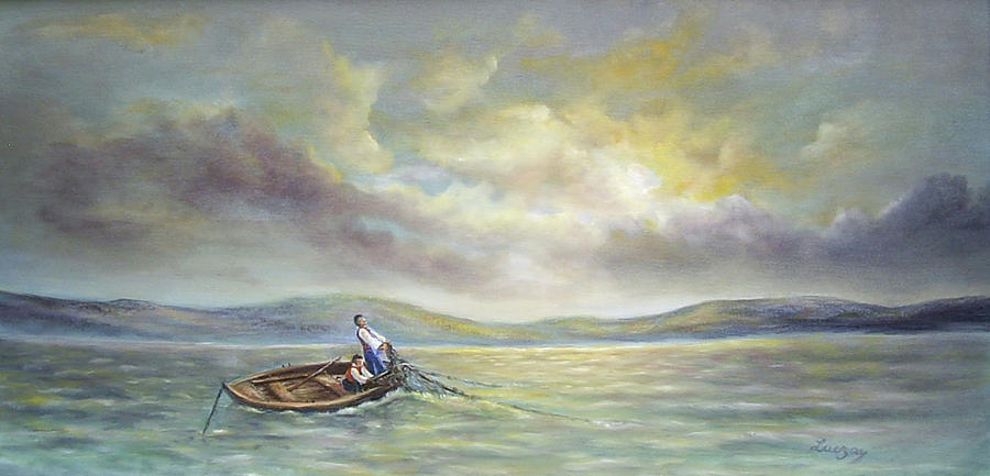 900x433 Moonlight Sonata Painting By Katalin Luczay - Sonata Painting