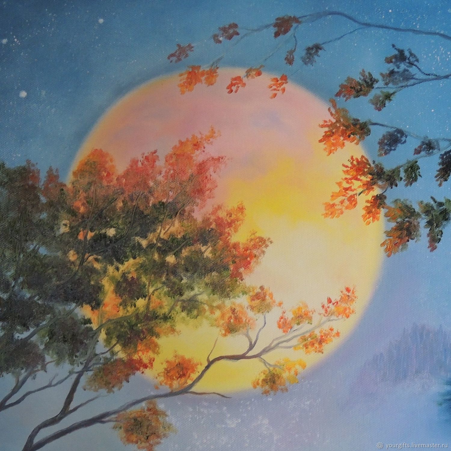 1500x1500 Moonlight Sonata Oil Painting Shop Online On Livemaster - Sonata Painting