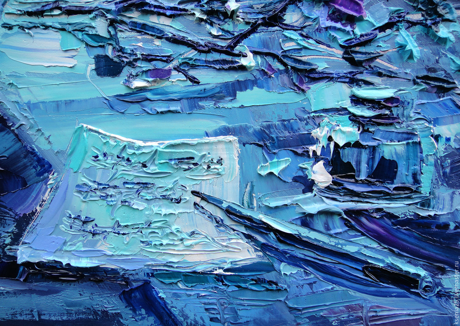 1500x1062 Oil Painting Moonlight Sonata Shop Online On Livemaster - Sonata Painting