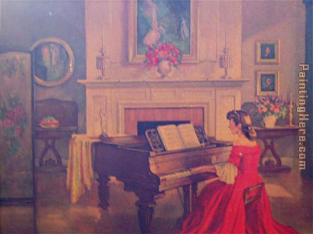 640x480 Unknown Artist M Ditlef Sonata Painting Anysize 50% Off - Sonata Painting