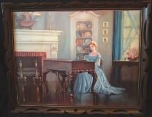 Sonata Painting Woman Playing Piano