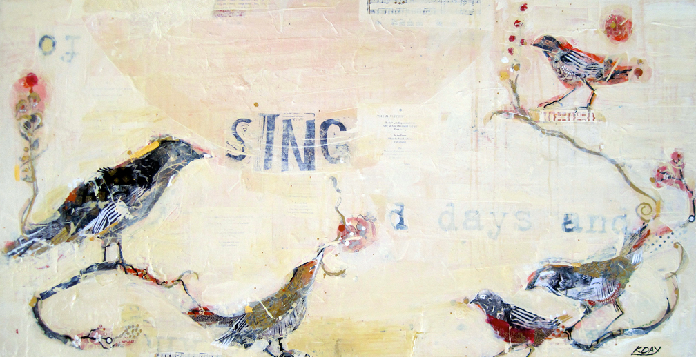 1008x518 Finding My Voice In A Songbird Painting Kelliedayart - Songbird Painting