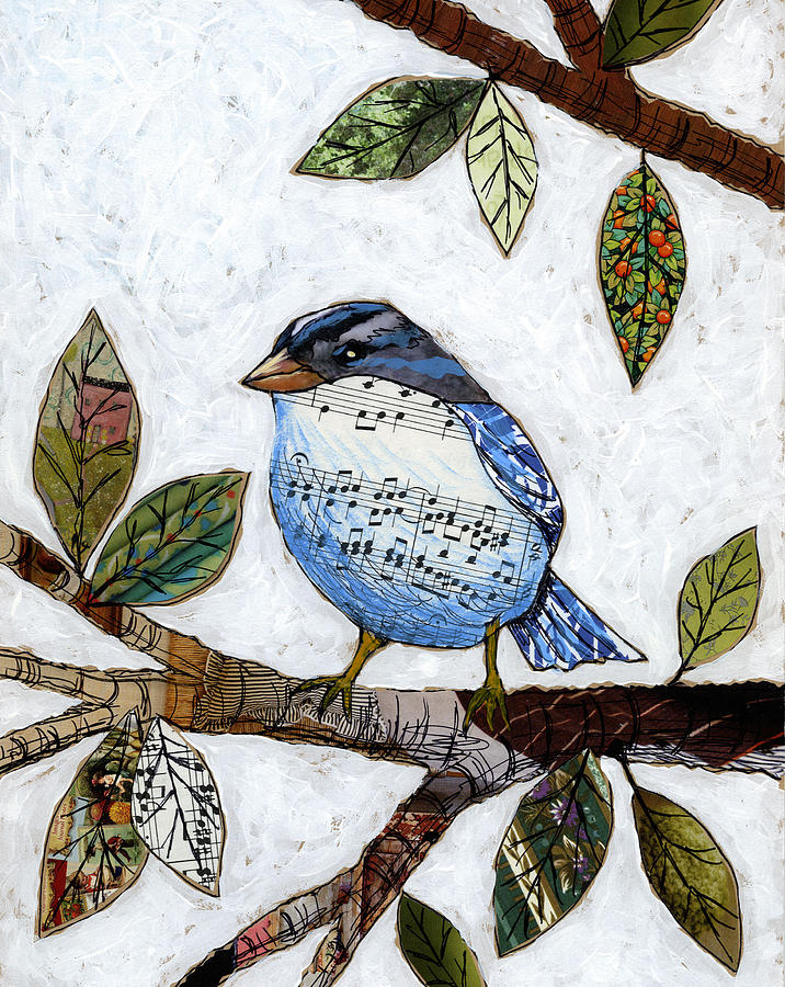 716x900 Songbird Painting By Amy Giacomelli - Songbird Painting