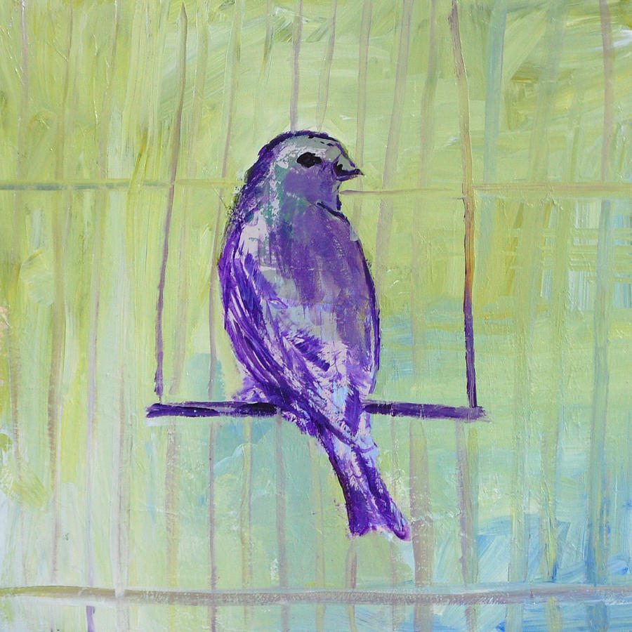900x900 Songbird Painting By Melissa Peterson - Songbird Painting