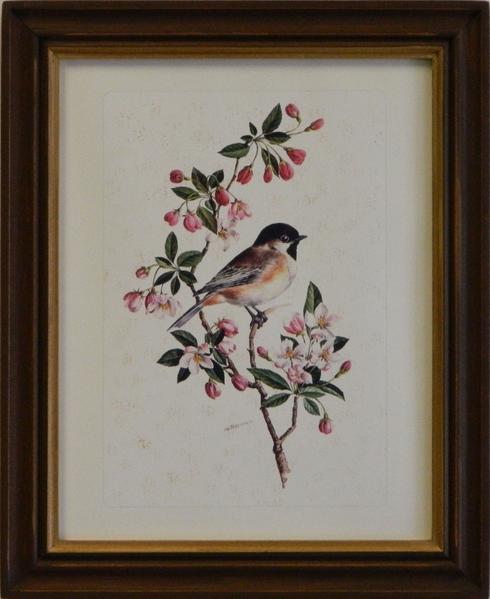 490x599 Vintage Songbird Reproduction I Antique Reproductions Clapper - Songbird Painting