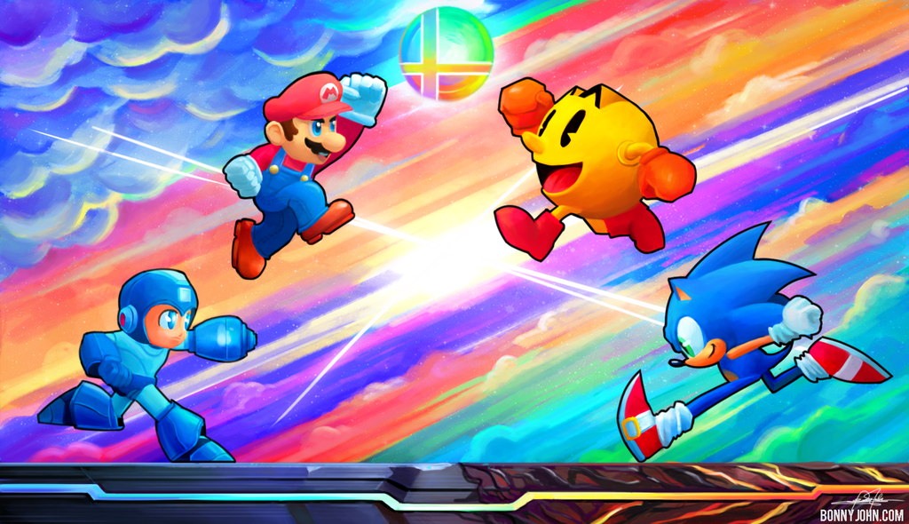 1024x590 Mario, Sonic, Pac Man, Mega Man! 