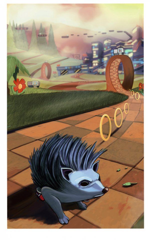 600x961 Realistic Sonic Painting This Is Pretty Neat! Movies, Shows - Sonic Painting Games