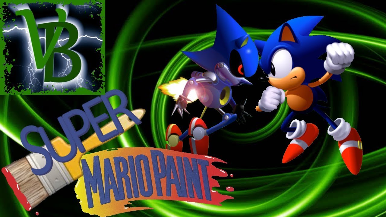 1280x720 Super Mario Paint Sonic Cd [Jappal] - Sonic Painting Games