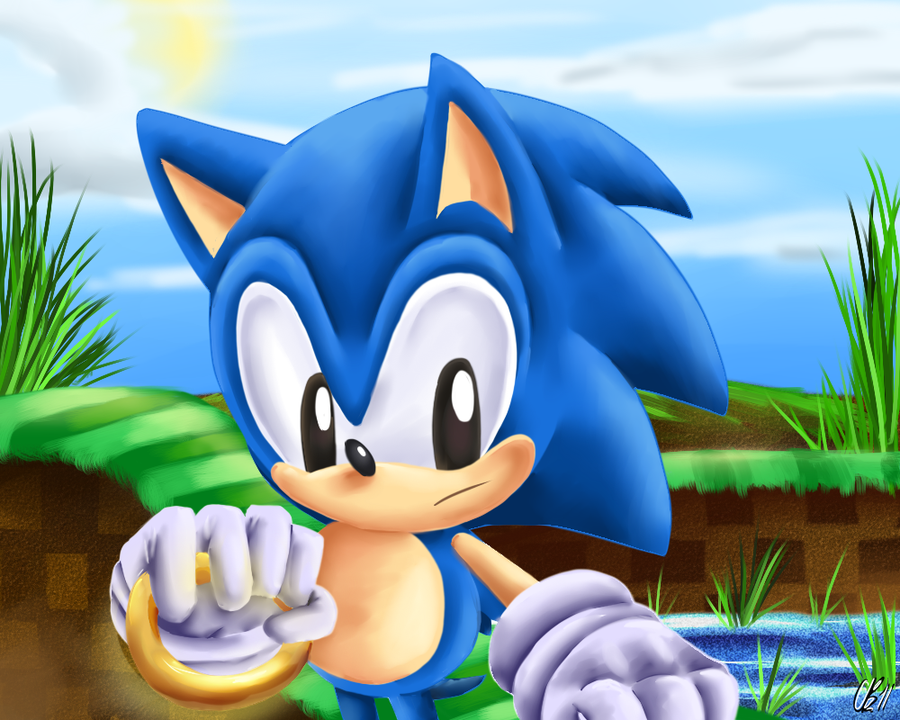 900x720 Classic Sonic Speed Paint By Chicaaaaa - Sonic Painting Games