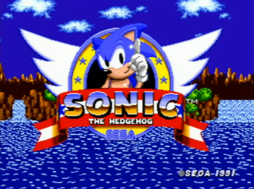 844x630 Sonic The Hedgehog A Visual History Of Sega's Mascot - Sonic The Hedgehog Painting