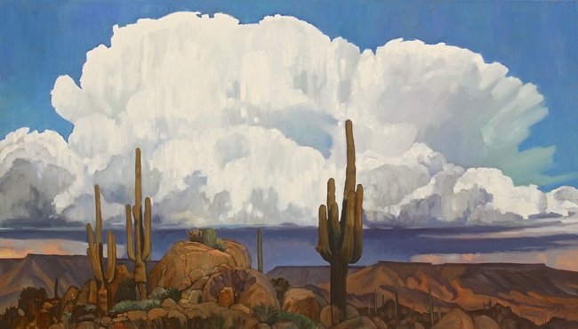 650x370 Sonoran Desert Monsoon - Sonoran Desert Painting