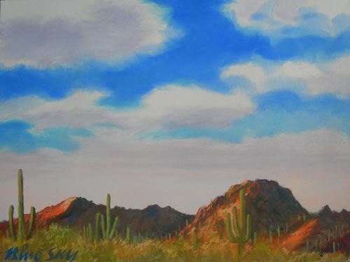 500x375 Blue Sky Gallery - Sonoran Desert Painting