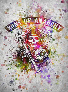224x300 Sons Of Anarchy Art Fine Art America - Sons Of Anarchy Painting