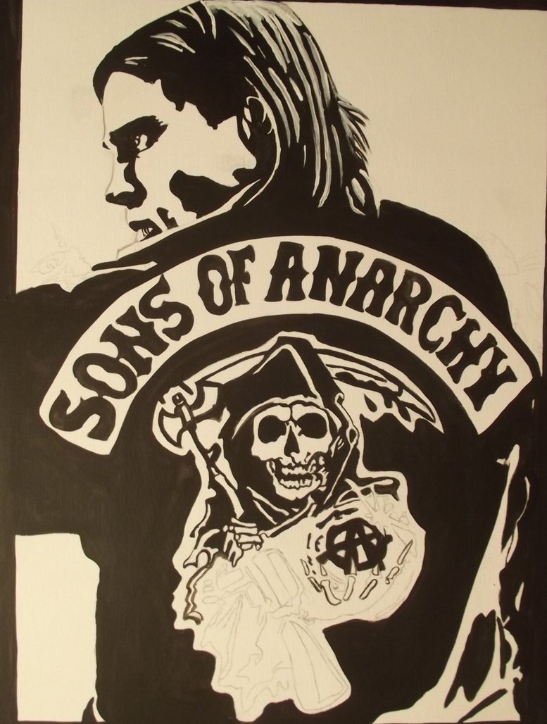 777x1028 Sons Of Anarchy Wip1 By Brittanydb - Sons Of Anarchy Painting