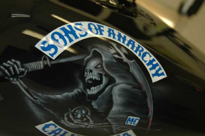 700x465 Sons Of Anarchy Motorcycle Paint Job By Mick Cassidy - Sons Of Anarchy Painting
