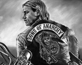 340x270 Sons Of Anarchy Opie Winston Painting Poster Print Canvas - Sons Of Anarchy Painting