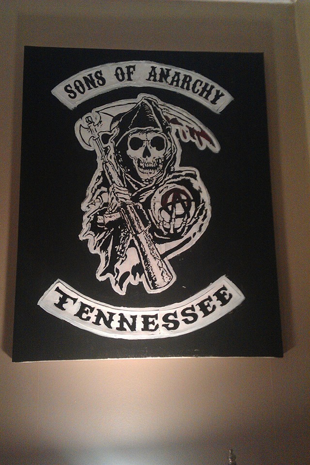 640x960 Sons Of Anarchy Painting By Vixiewolfleo1990 - Sons Of Anarchy Painting