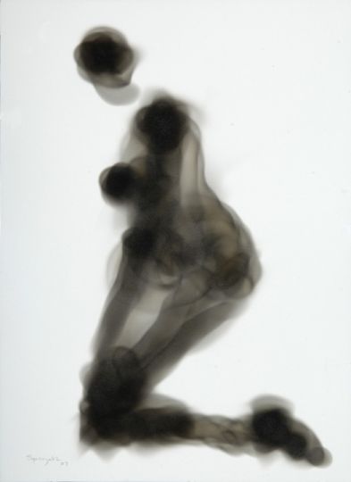 393x540 Steven Spazuk Soot Art Ilustracoes Fuligem Fogo Cinzas Art - Soot Painting