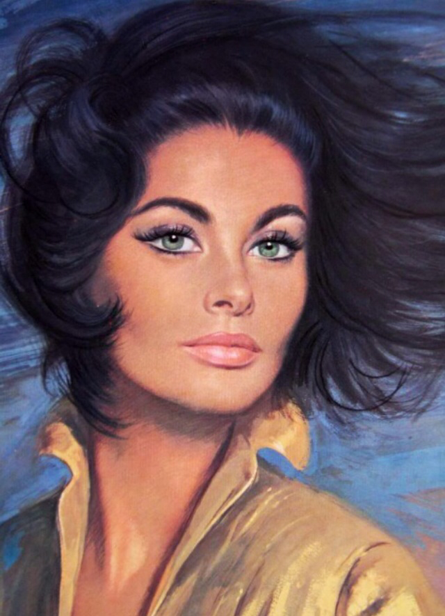 640x886 Sophia Loren Painting Piasa - Sophia Loren Painting