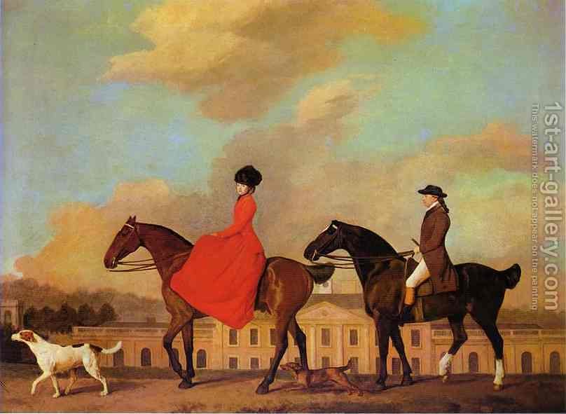 808x591 John And Sophia Musters Riding - Sophia Painting