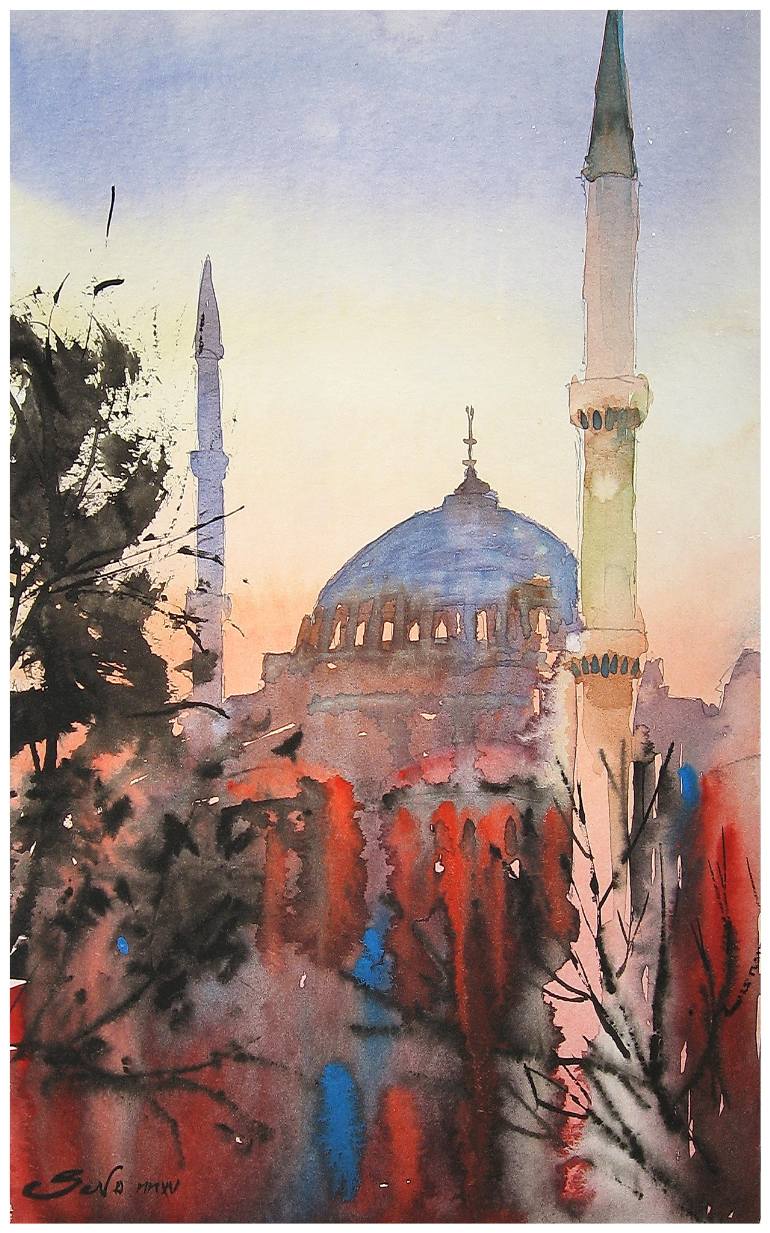 770x1233 Saatchi Art The Aya Sophia Painting By Dejan Sevo - Sophia Painting