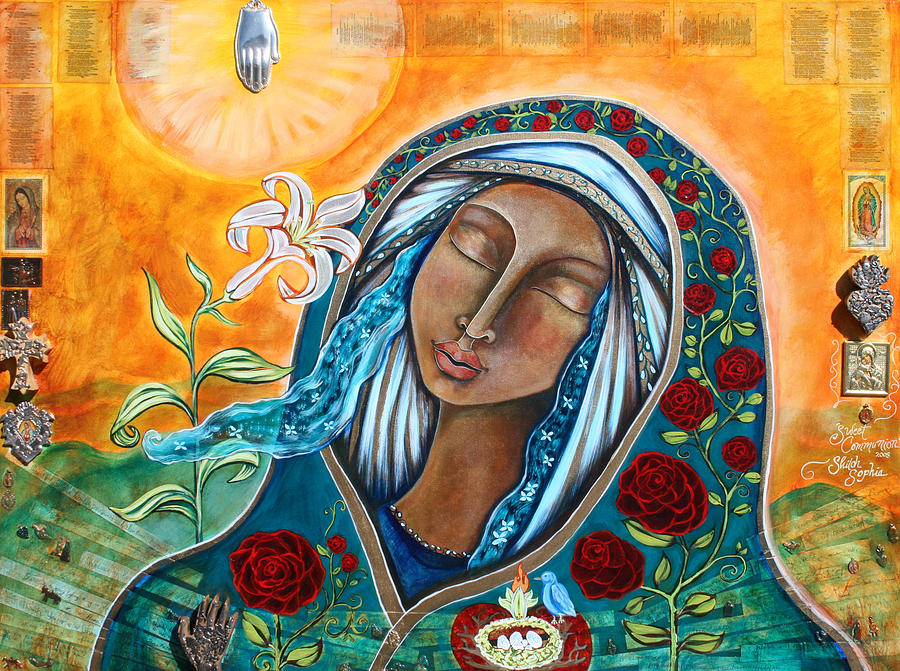 900x671 Sweet Communion Painting By Shiloh Sophia Mccloud - Sophia Painting