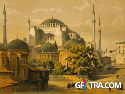 400x300 Hagia Sophia Paintings [1849, Istanbul] By Fossati Brothers - Sophia Painting